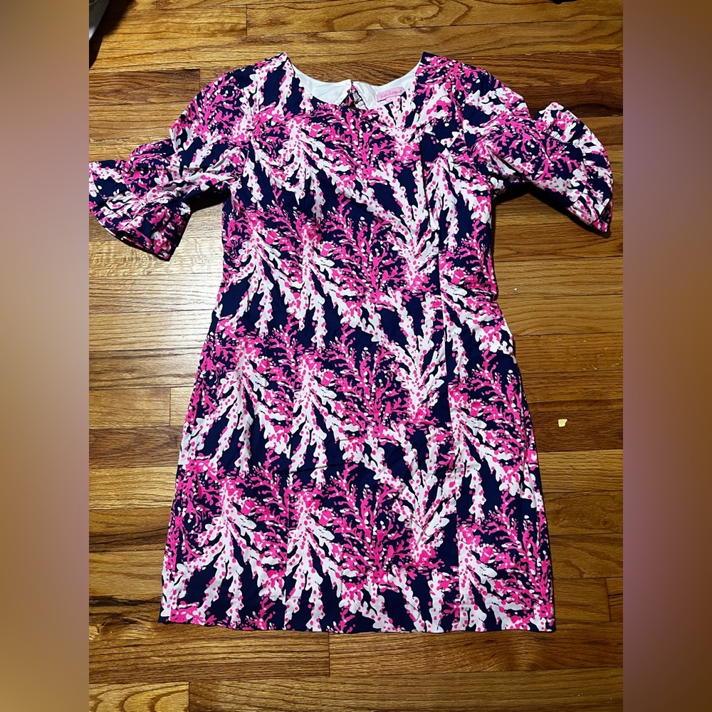 Lilly Pulitzer 3/4 sleeve dress fiesta stretch dress